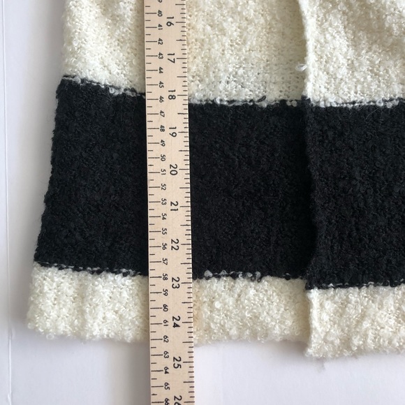 Ralph Lauren Ivory & Black Open Cardigan Sz Small - Picture 7 of 7